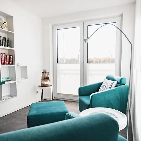 Dom wakacyjny Ferienhaeuser Im Yachthafen Mit Hund Peenemunde